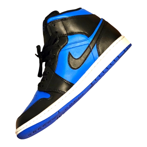 New Air Jordan 1 Mid W10/M8.5 Blue/Black DQ8426-042 NWOB - Picture 7 of 12